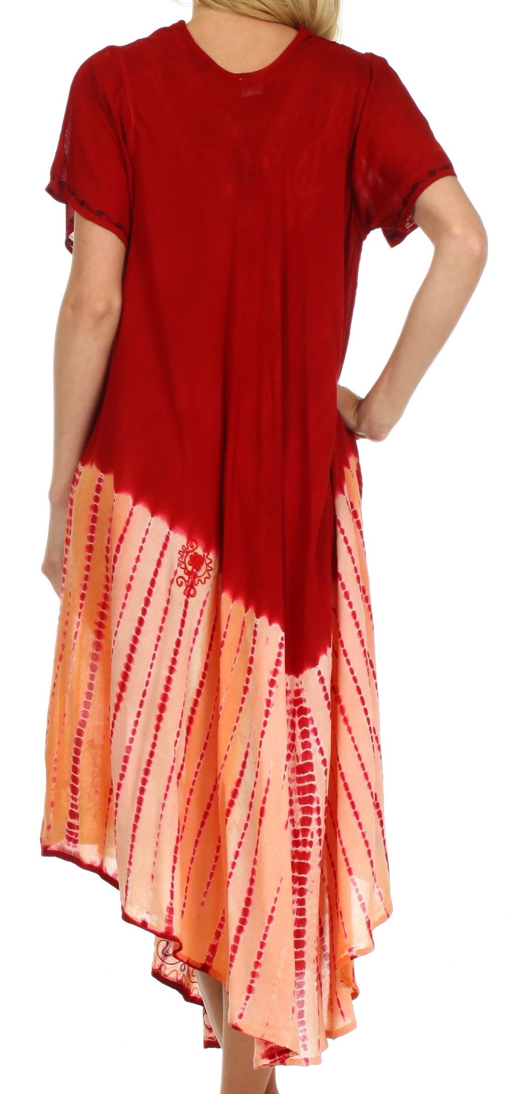 Sakkas Viveka Embroidered Caftan Dress