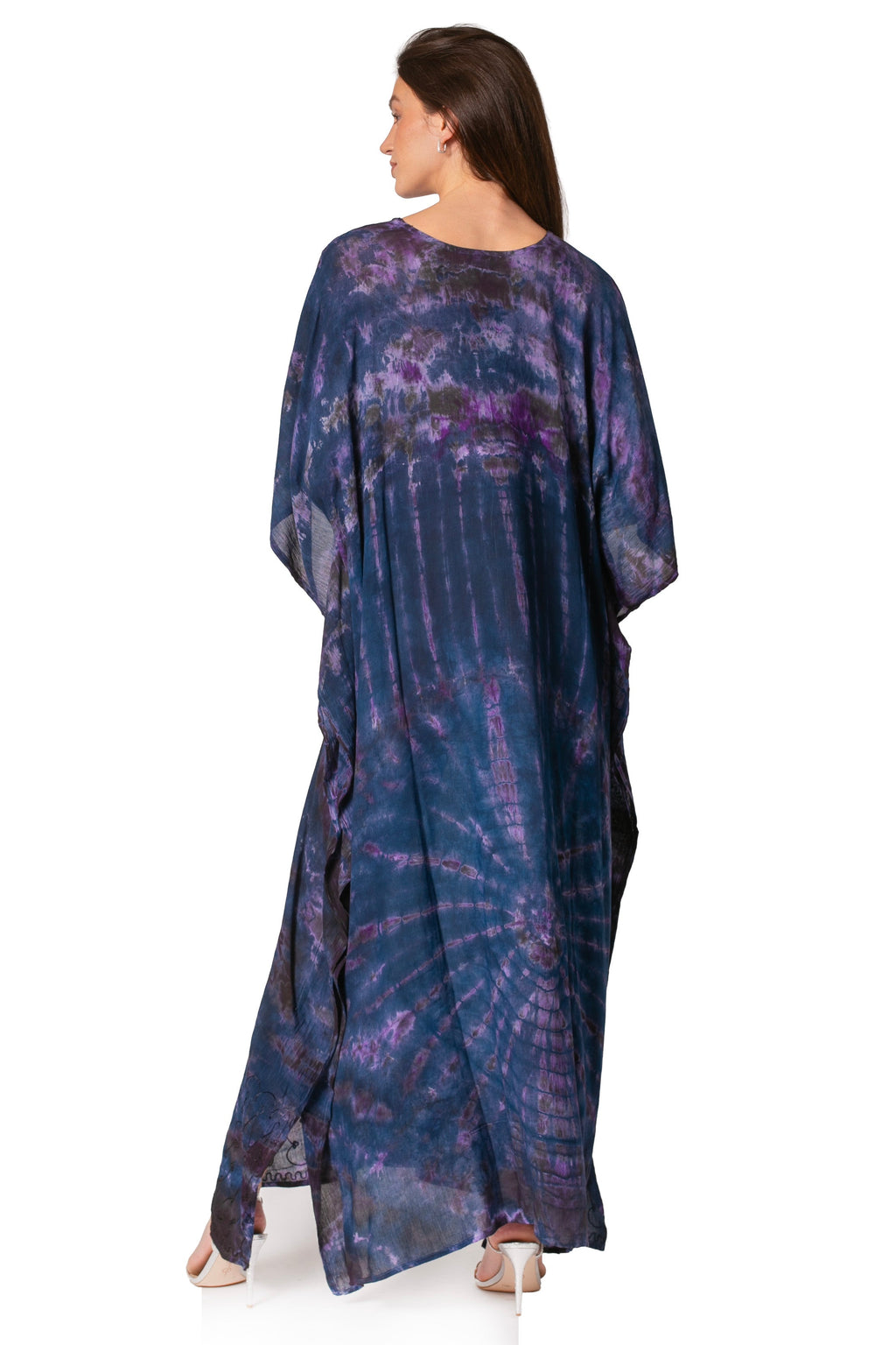 Sakkas Catia Women's Boho-Style Long Maxi Caftan for Lounging and Casual Wear
