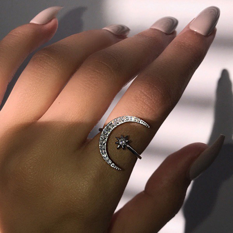 Fashion Star Ethnic Style Index Finger Ring