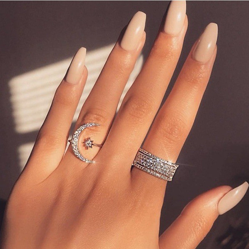 Fashion Star Ethnic Style Index Finger Ring
