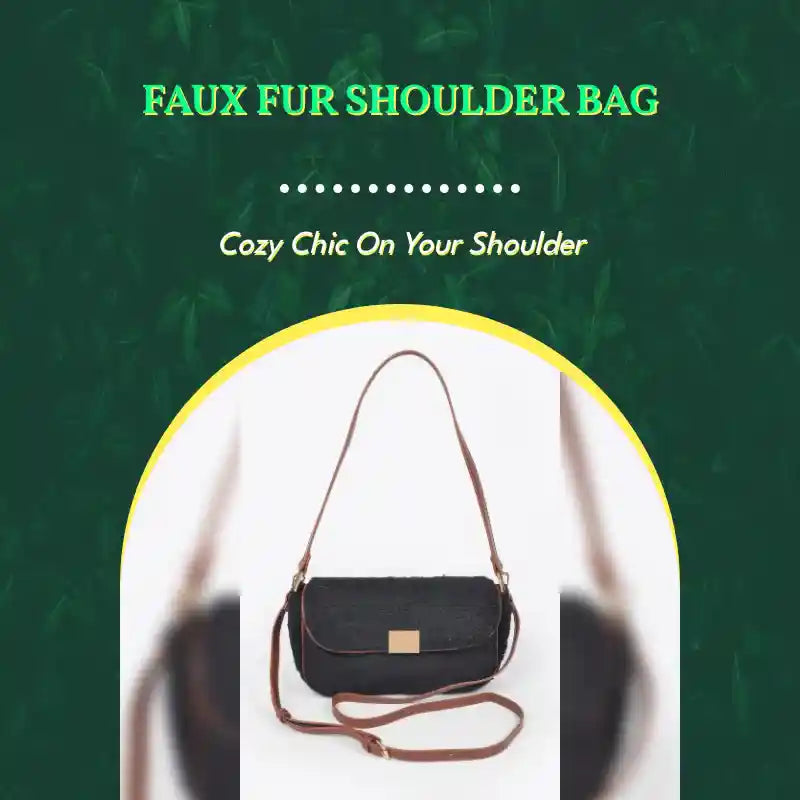 Faux Fur Shoulder Bag by@Outfy