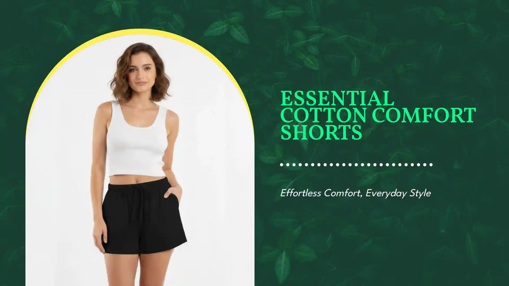 Essential Cotton Comfort Shorts by@Outfy