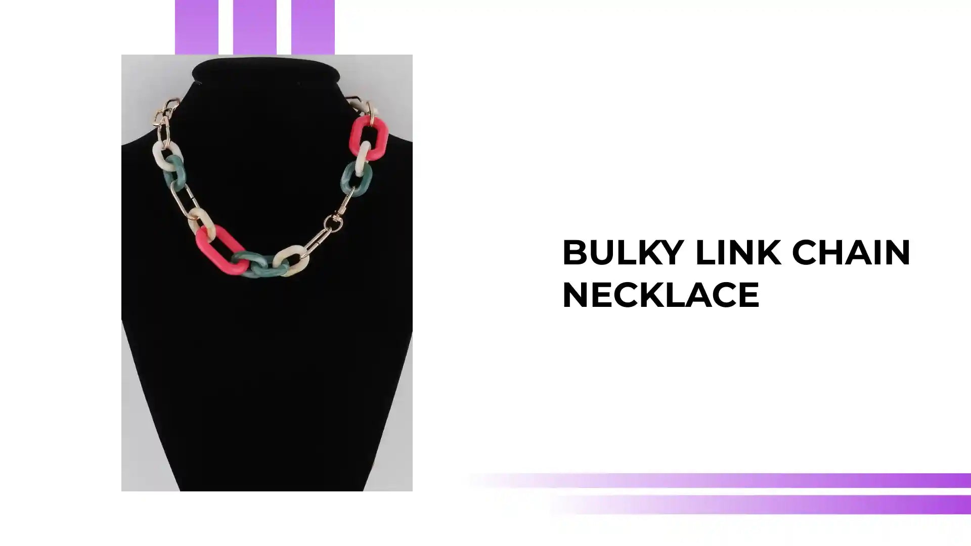 Bulky Link Chain Necklace by@Outfy