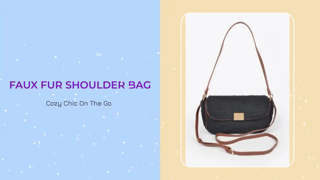 Faux Fur Shoulder Bag by@Outfy