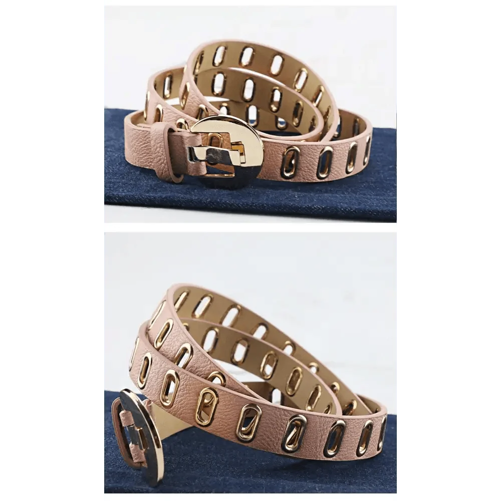 Women Casual Adjustable Leather Waistband Dresses Classic Belt Trendy Women's Fashionable Waistband Party Cute Vintage Belts For Female
